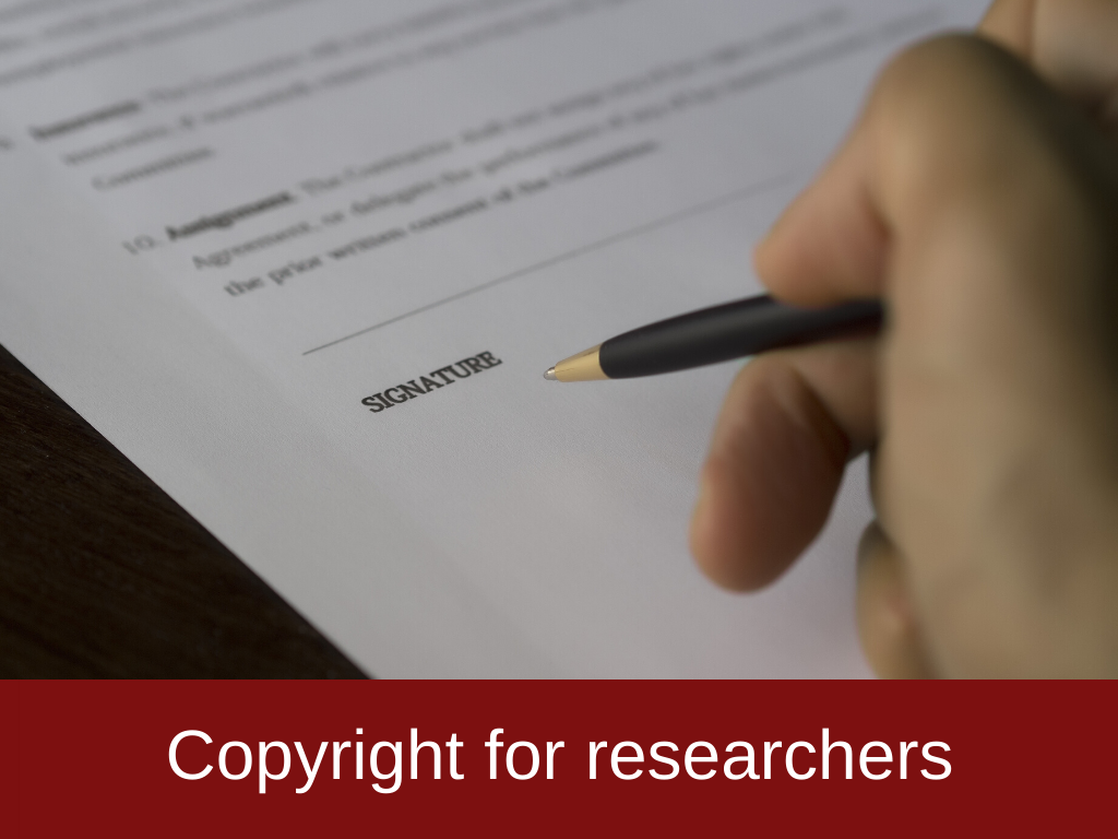Copyright for researchers