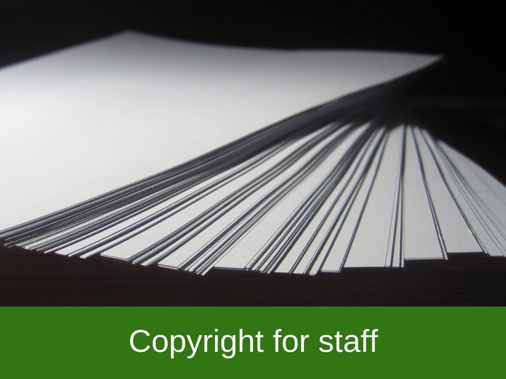 Copyright for staff